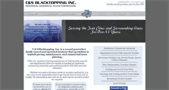 Desktop Screenshot of c-sblacktopping.com